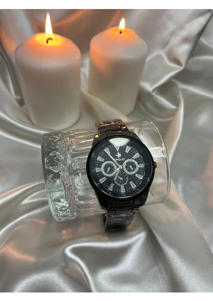 Erkek Çelik Siyah Kol Saati modelleri