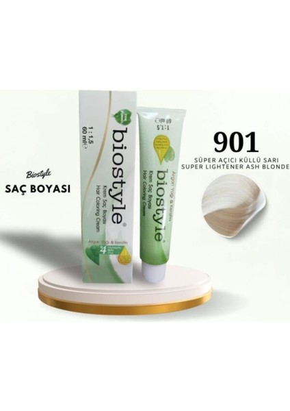 Saç Boyası 901 Süper Açıcı Küllü Sarı