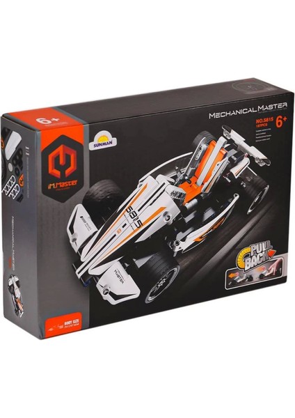 Bfs 5815 Imm Yarış Aracı Blok Seti Beyaz 187 Parça modelleri