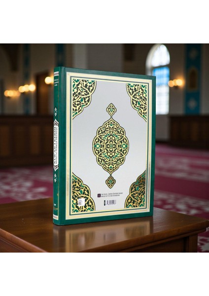 Cami Boy Üçlü Kuranı Kerim (Arapça, Türkçe Okunuş ve Türkçe Meali) 25X35 cm Elmalılı Muhammed Hamdi modelleri