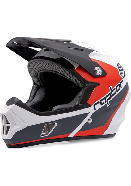 Full Face Bisiklet Kaskı Rebel Xl Beden Beyaz