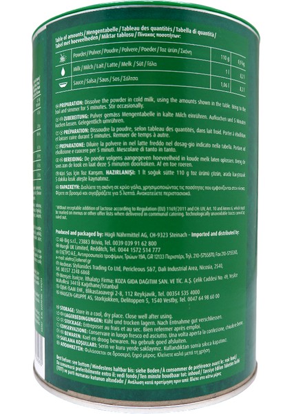 Hügli Köri Sos Toz 900 gr modelleri