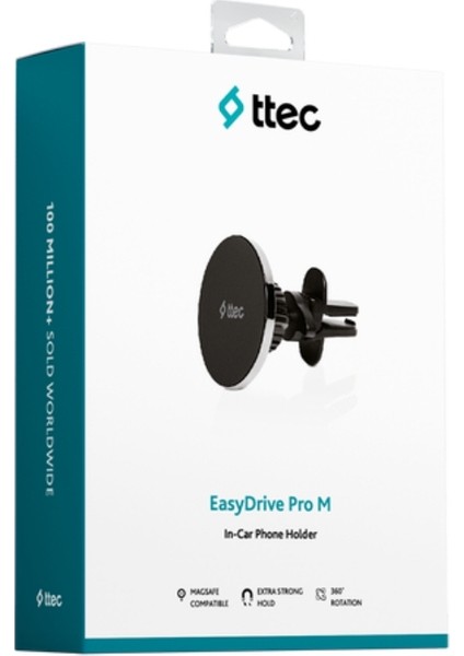 Easydrive Pro M Araç Içi Telefon Tutucu, Magsafe Uyumlu, Siyah indirimleri