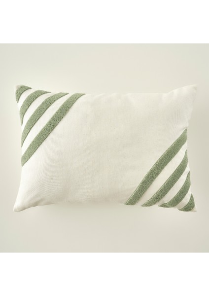 Skylar Dekoratif Kırlent Kılıfı Krem (35X50 Cm)