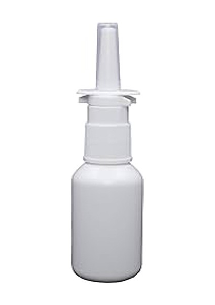 50 ml Hdpe Boş Nazal Sprey Şişesi - Beyaz/beyaz Pompa (Burun Spreyi Kutusu)