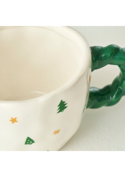 Jolly Yılbaşı Stoneware Kupa Yeşil (290 cc) fiyatları