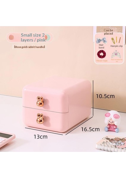 Masaüstü Saklama Kutusu Aksesuar Çekmecesi Kırtasiye Kalem Dolabı Yurt Masası Muhtelif Çocuk Saç Aksesuarları Küçük Saklama Kutusu (Yurt Dışından)