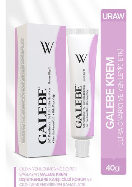 Galebe Onarıcı Krem | Cilt Yenileyici, İz Giderici Etki Ve Onarıcı Bakım Kremi - 40 gr