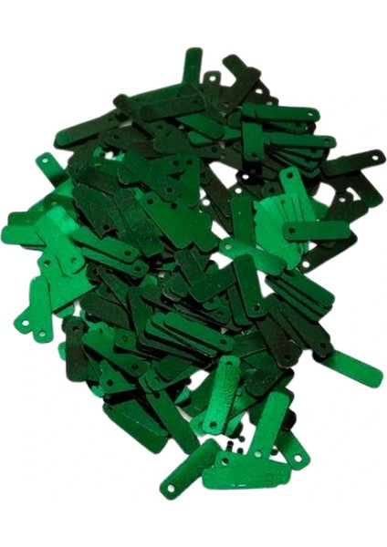 Koyu Yeşil 15 x 5 mm Dantel Oya Yazma Halhal Abiye Lazer Kesim Pul 1000 Adet / 40 Gram modelleri