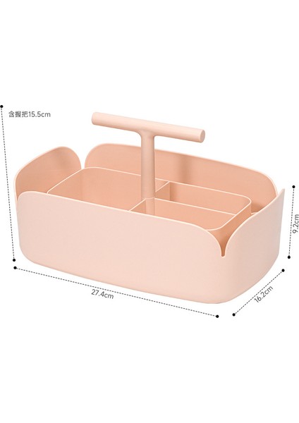 Kalınlaştırılmış Iki Renkli Saklama Kutusu Banyo Mutfak Giysi Muhtelif Organizasyon Saklama Kutusu Kozmetik Saklama Sepeti (Yurt Dışından)