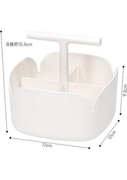 Kalınlaştırılmış Iki Renkli Saklama Kutusu Banyo Mutfak Giysi Muhtelif Organizasyon Saklama Kutusu Kozmetik Saklama Sepeti (Yurt Dışından)
