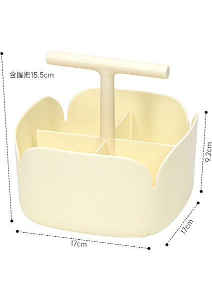 Kalınlaştırılmış Iki Renkli Saklama Kutusu Banyo Mutfak Giysi Muhtelif Organizasyon Saklama Kutusu Kozmetik Saklama Sepeti (Yurt Dışından)