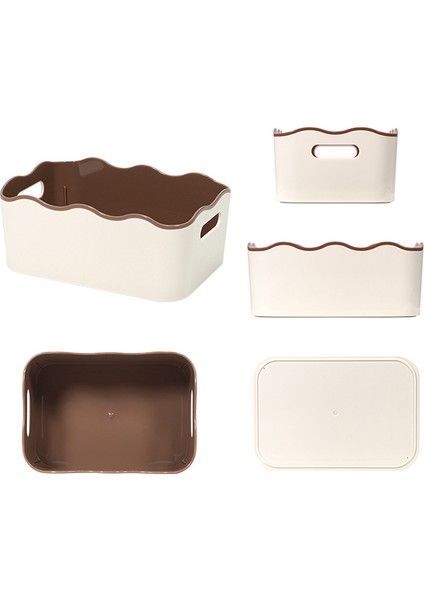 Kalınlaştırılmış Iki Renkli Saklama Kutusu Banyo Mutfak Giysi Muhtelif Organizasyon Saklama Kutusu Kozmetik Saklama Sepeti (Yurt Dışından) fiyatları