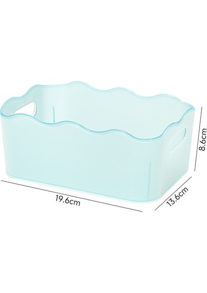 Kalınlaştırılmış Iki Renkli Saklama Kutusu Banyo Mutfak Giysi Muhtelif Organizasyon Saklama Kutusu Kozmetik Saklama Sepeti (Yurt Dışından)