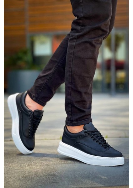 Techmrt KB-005 Kuback Siyah Cilt Bağcıklı Günlük Erkek Ayakkabı (Numara: 40) fiyatları