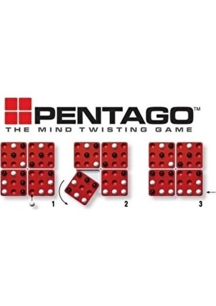 Pentago Akıl ve Zeka Oyunu Eğlenceli Tasarım ile Sınırsız Oyuncu Kapasitesi
