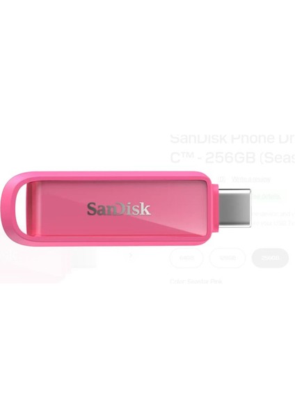SDIXS0N-256G-GN6NG 256GB Phone Drive with USB-C-128GB (Seastar Pink) Flash Bellek fiyatları