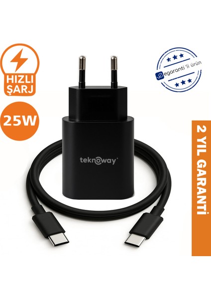 ARF 25W Type-C to Type-C Şarj Seti Siyah fiyatları