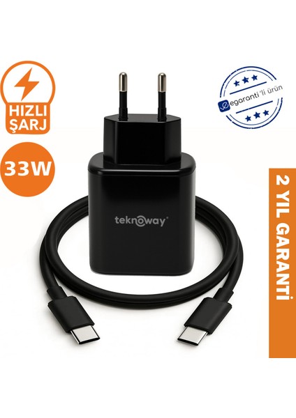 ARF 33W Type-C to Type-C Şarj Seti Siyah fiyatları