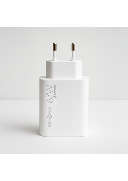 ARF 67W Type-A to Type-C Şarj Seti Beyaz modelleri