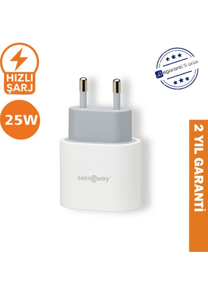 ARF 25W Type-C Port Şarj Adaptörü Beyaz fiyatları