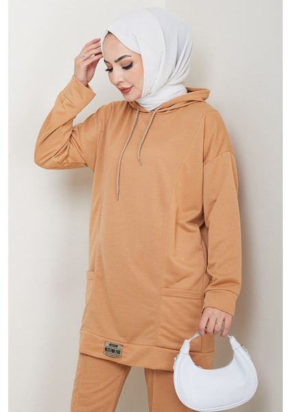 Çift Cepli Kapüşonlu Ikili Takım 1663 - Vizon fiyatları