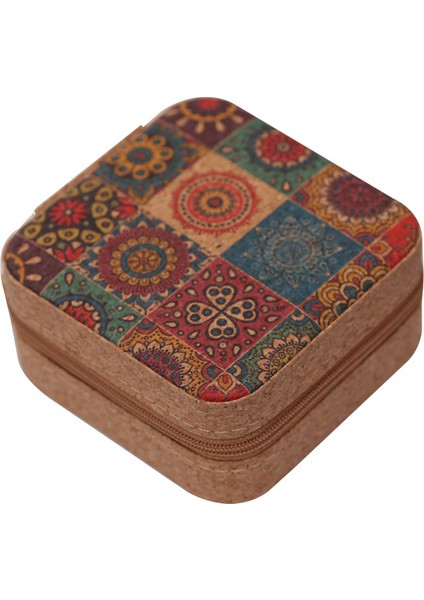 Vintage Mücevher Kutusu Taşınabilir Seyahat Küpe Yüzük Kolye Düzenleyici (Yurt Dışından) fiyatları