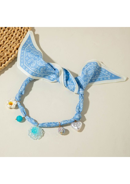 Takı Uzun Ipek Eşarp Kolye Hafif Duygu Çok Kolye Inciler Renkli Ipek Ipek Eşarp Kolye (Yurt Dışından)