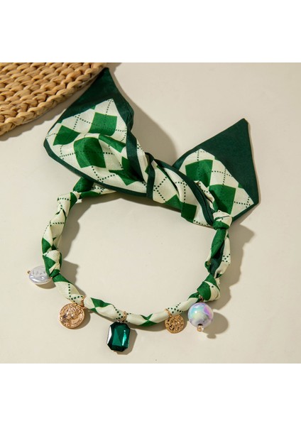 Takı Uzun Ipek Eşarp Kolye Hafif Duygu Çok Kolye Inciler Renkli Ipek Ipek Eşarp Kolye (Yurt Dışından)