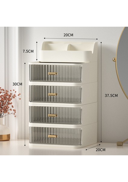 Çekmeceli Kırtasiye Kozmetik Düzenleyici Saklama Kutusu Ofis Yurt Masası Çeşitli Saklama Dolabı (Yurt Dışından)