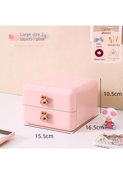 Masaüstü Saklama Kutusu Aksesuar Çekmecesi Kırtasiye Kalem Dolabı Yurt Masası Muhtelif Çocuk Saç Aksesuarları Küçük Saklama Kutusu (Yurt Dışından)