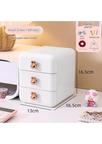 Masaüstü Saklama Kutusu Aksesuar Çekmecesi Kırtasiye Kalem Dolabı Yurt Masası Muhtelif Çocuk Saç Aksesuarları Küçük Saklama Kutusu (Yurt Dışından)