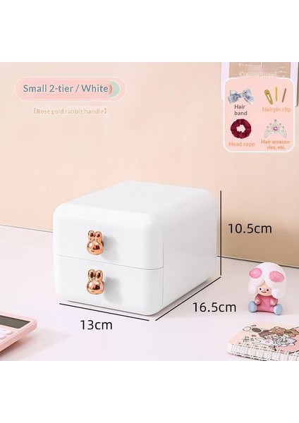 Masaüstü Saklama Kutusu Aksesuar Çekmecesi Kırtasiye Kalem Dolabı Yurt Masası Muhtelif Çocuk Saç Aksesuarları Küçük Saklama Kutusu (Yurt Dışından)