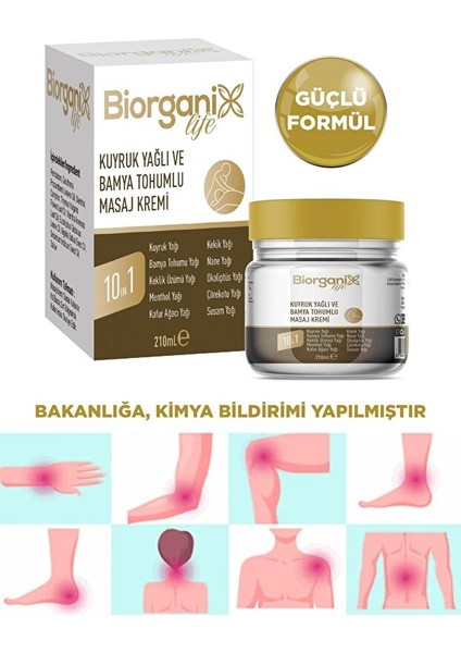 Kuyruk Yağlı ve Bamya Tohumu Yağlı Krem 210 ml Vegan ve Glutensiz Ürün fiyatları
