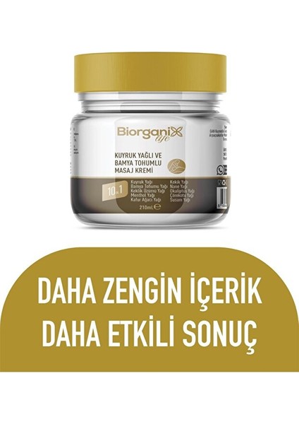 Kuyruk Yağlı ve Bamya Tohumu Yağlı Krem 210 ml Vegan ve Glutensiz Ürün modelleri