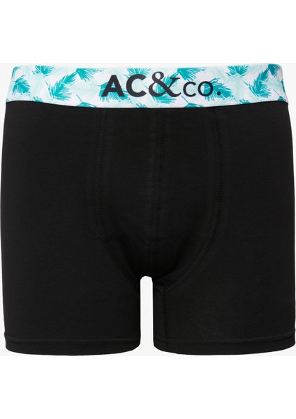 Erkek Siyah 3'lü Özel Hediye Kutulu Pamuklu Esnek Boxer Paketi indirimleri