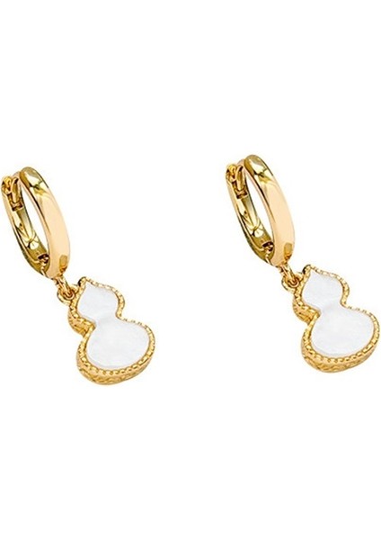 Kadınlar Için Çift Taraflı Kabak Şeklinde Vintage Tarzda Küpe. (Yurt Dışından)