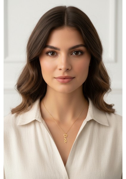 14 Ayar Altın İsim Kolye indirimleri