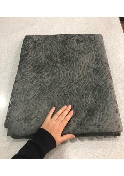 Kadife Baskılı Süngerli Kaymaz Koltuk ve Çekyat Örtüsü