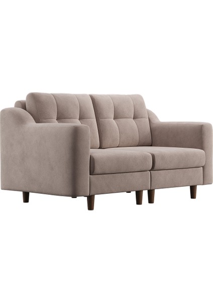 Robin Modüler Ikili Koltuk - Kadife - Krem fiyatları
