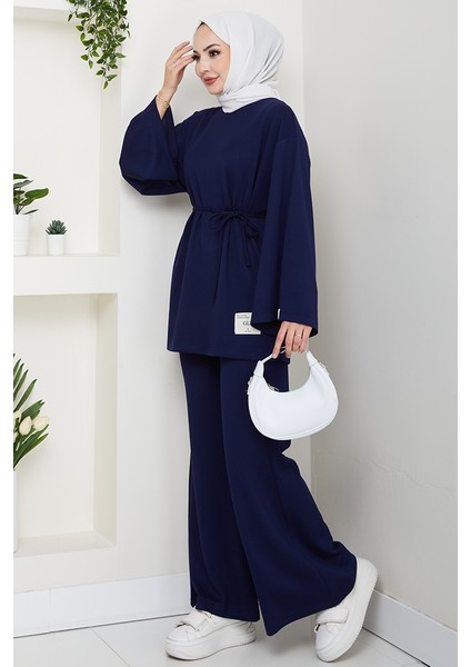 Ipli Arma Detay Oysho Ikili Takım 1664 - Lacivert modelleri