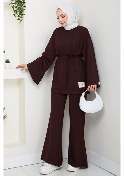 Ipli Arma Detay Oysho Ikili Takım 1664 - Kahve modelleri