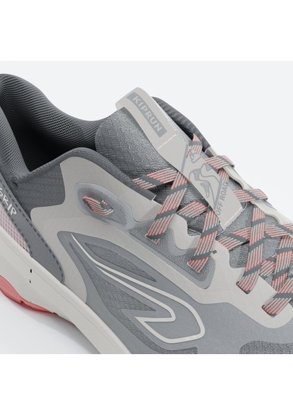 Kalenji Kadın Koşu/arazi Koşusu Ayakkabısı - Gri/pembe - Kiprun JF190 Grip fırsatları