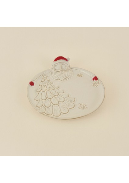 New Year Yılbaşı Santa Dekoratif Tabak 28,7 x 26,3 x 5,5 cm fiyatları