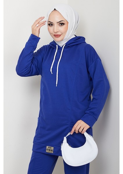 Çift Cepli Kapüşonlu Ikili Takım 1663 - Indigo fiyatları