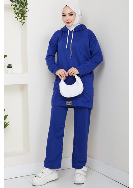 Çift Cepli Kapüşonlu Ikili Takım 1663 - Indigo modelleri