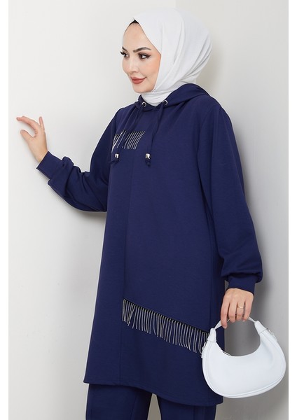 Zincir Detay Oysho Ikili Takım 1660 - Lacivert fırsatları