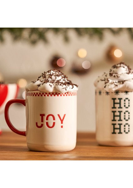 Joy Yılbaşı Stoneware Kupa Kırmızı (470 cc) modelleri