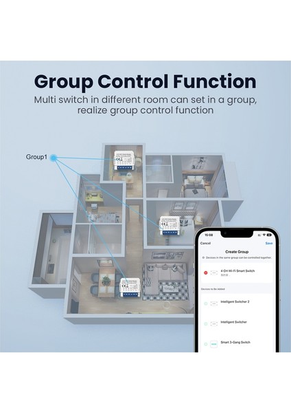 Tuya 4ch 4 Kanal Wifi Akıllı Anahtar fiyatları