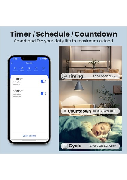 Tuya 4ch 4 Kanal Wifi Akıllı Anahtar fırsatları